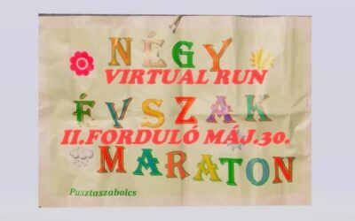 Pusztaszabolcs Négy Évszak Maraton – virtuális futás