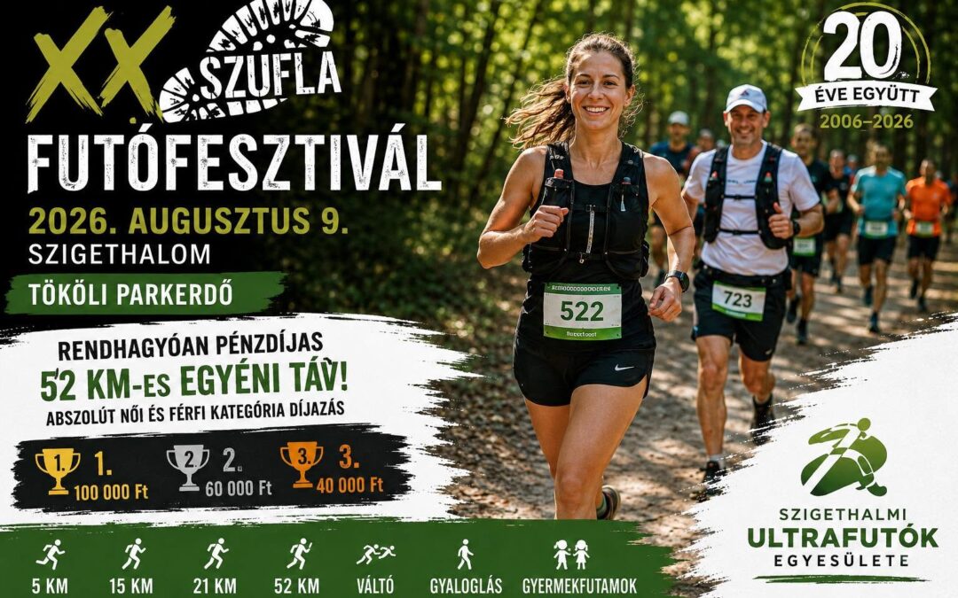 Jubileum és pénzdíjas ultrafutás Szigethalmon