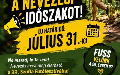 XX.SZUFLA – Meghosszabítottuk a nevezési időszak